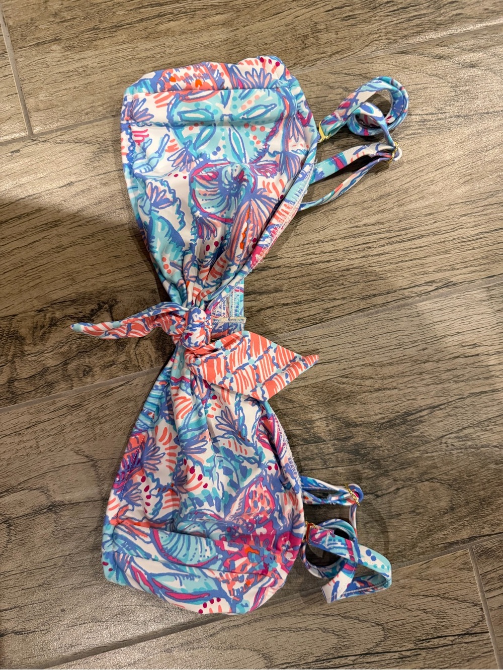 Lily Pulitzer Women’s  Floral Tie-Front Swim Top - Multicolor